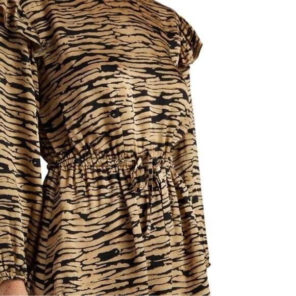 New Rails Ora Abstract Print Mini-Dress in Canyon Size M - Picture 4 of 12